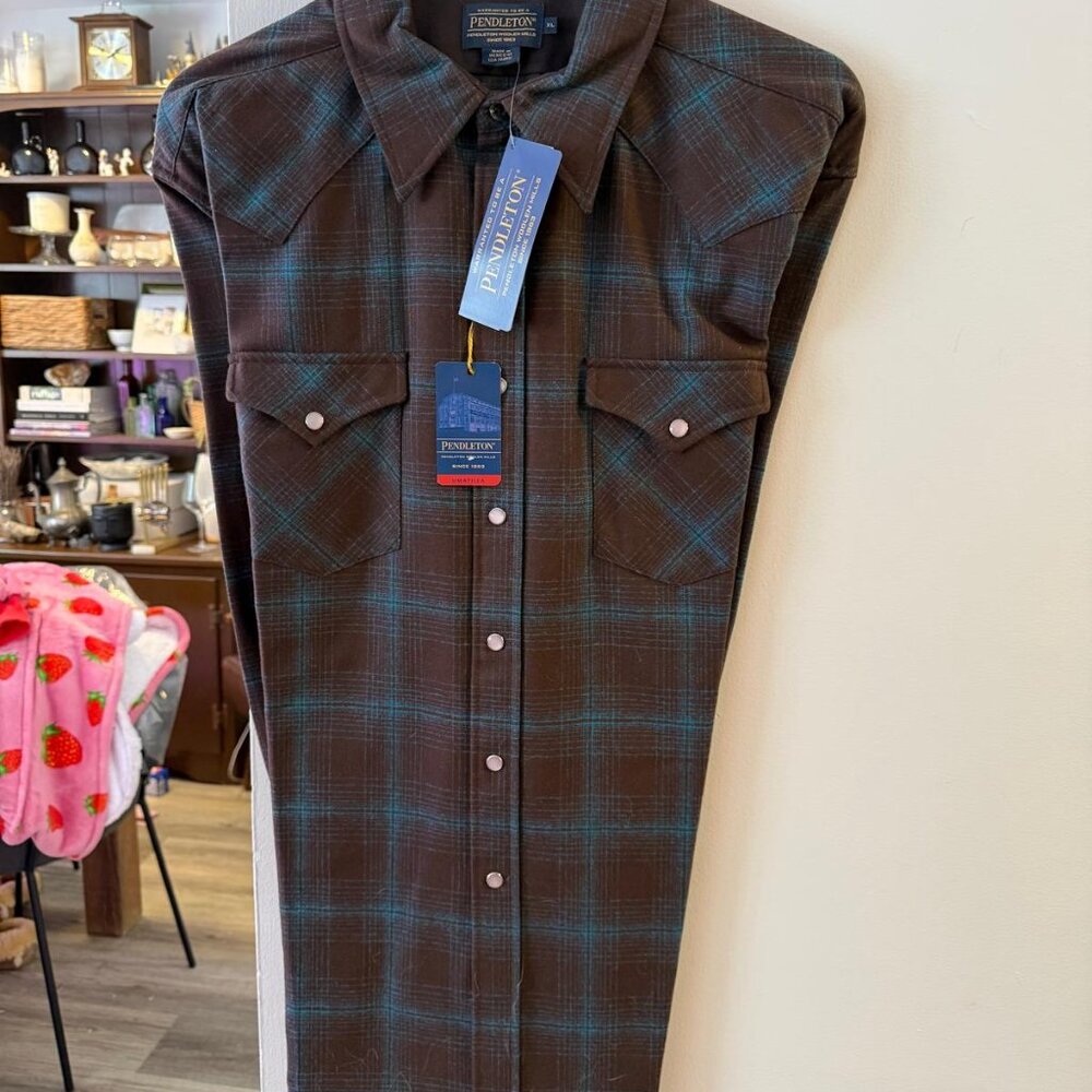 MEN'S PLAID SNAP-FRONT WESTERN CANYON SHIRT Men's XL